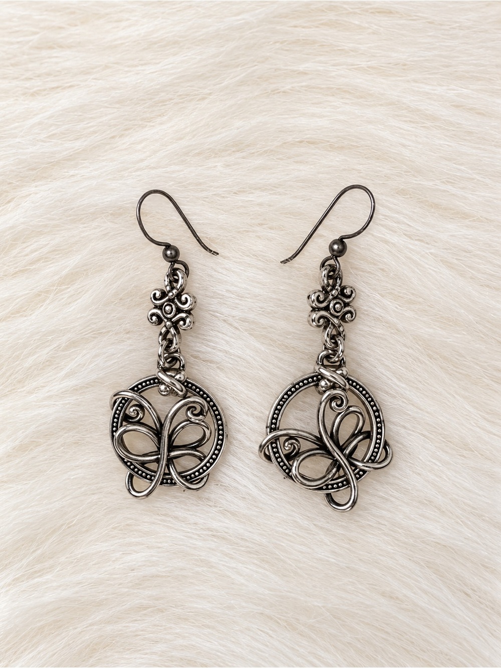 Vintage Y2K Brighton “Romance of Nature” Butterfly Pendant & Matching Earrings - Picture 6 of 8